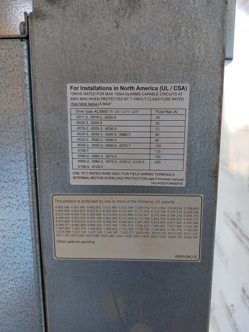 Abb Acs800-u11-0025-5 Drive 68654963 B - Image 14