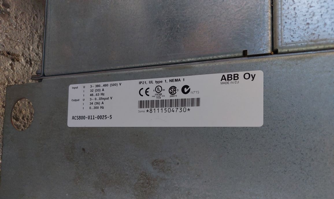 Abb Acs800-u11-0025-5 Drive 68654963 B - Image 15