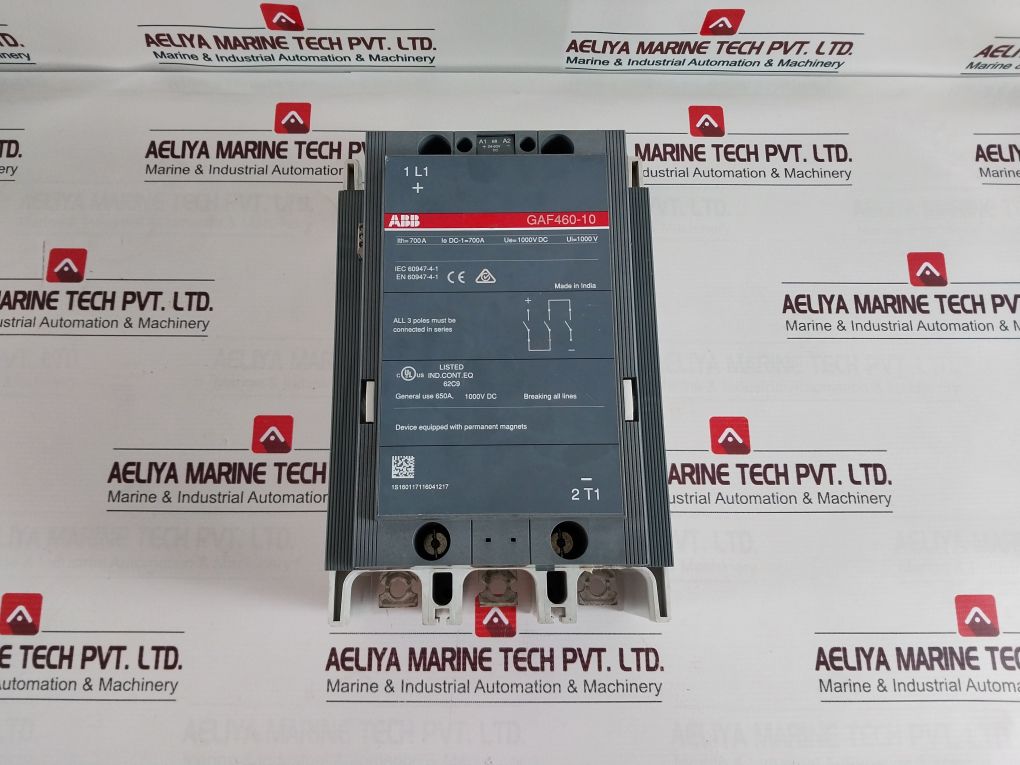 Abb Gaf460-10 Contactor - Image 3