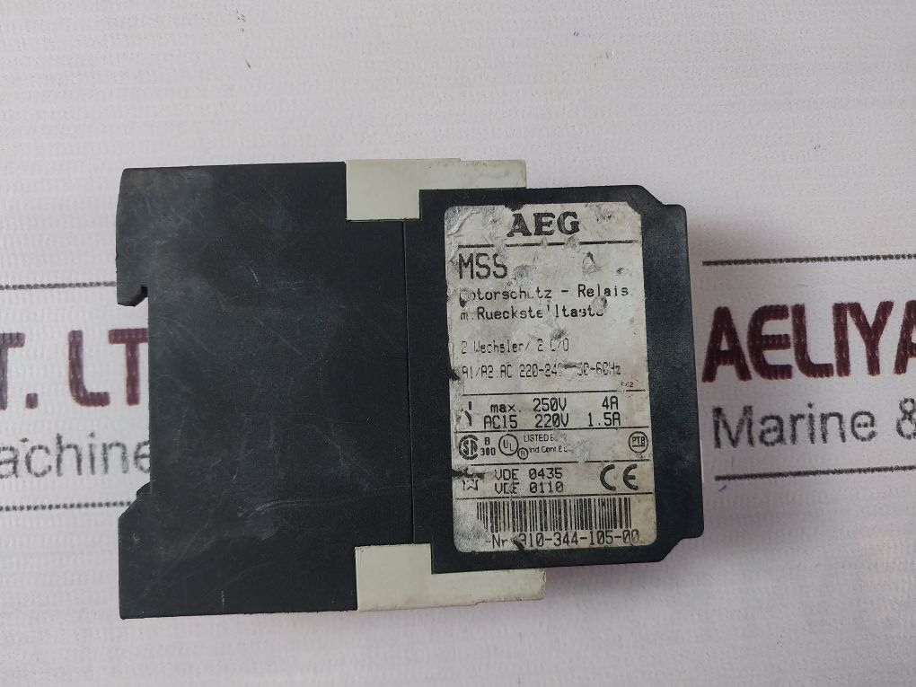 Aeg Mss 910-344-105-00 Motor Protection Relay - Image 8