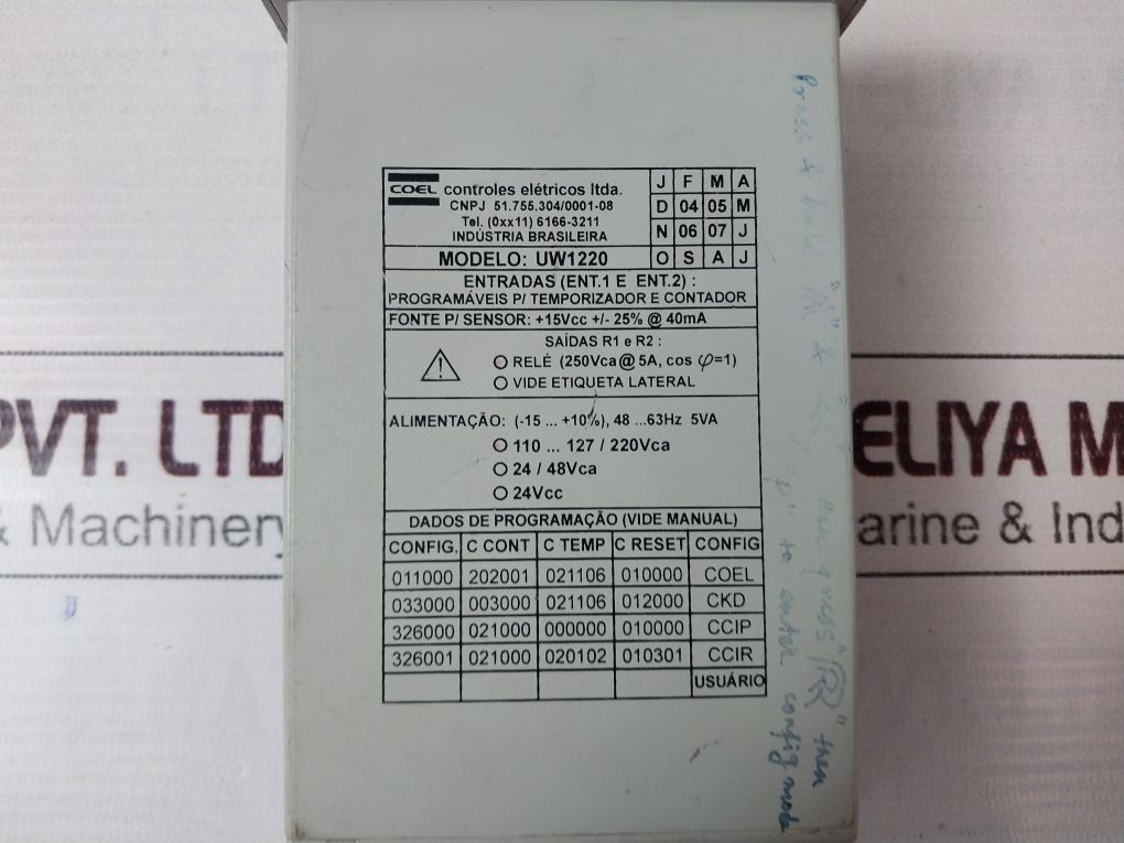 Coel Uw1220 Programmable For Timer And Counter 220v - Image 8