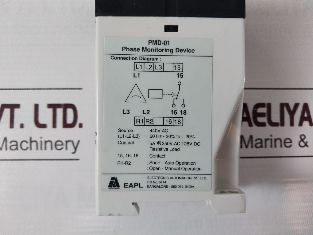 Eapl Pmd-01 Phase Monitoring Device 440vac - Aeliya Marine