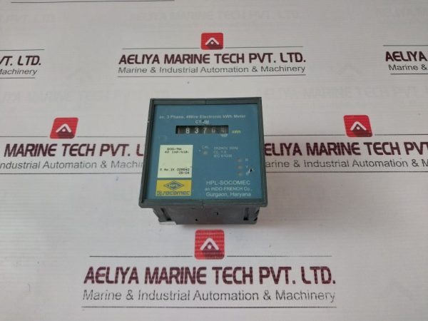 Hpl-socomec Ct-2m 3 Phase 4wire Electronic Kwh Meter