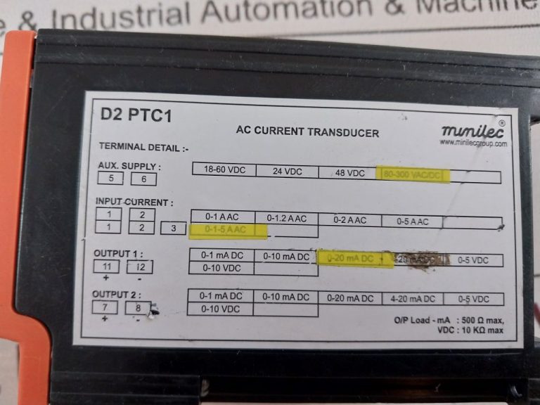 Minilec D2 Ptc1 Ac Current Transducer Aeliya Marine