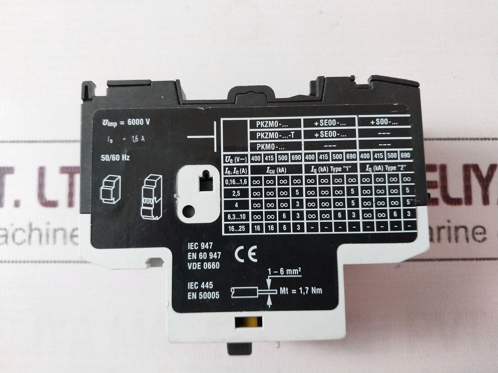 Moeller Pkzm0-1,6 Thermal Magnetic Circuit Breaker - Image 8