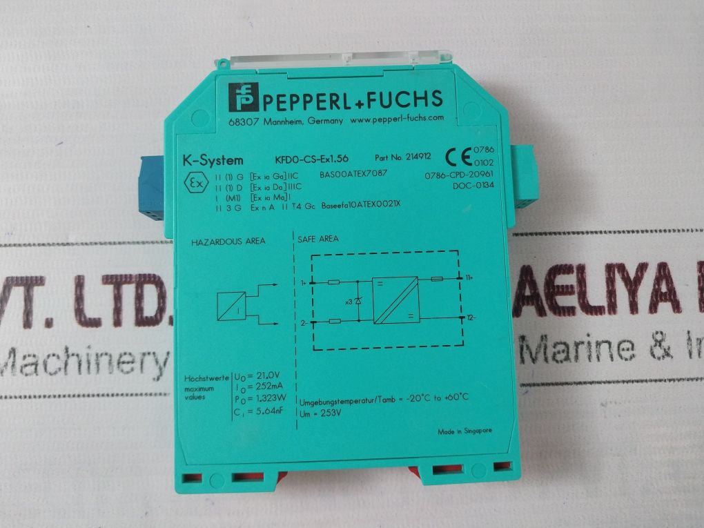 Pepperl+fuchs Kfdo-cs-ex1.56 Isolated Barrier - Image 8