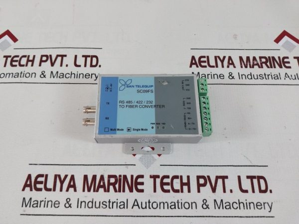 SAN TELEQUIP SC09FS FIBER CONVERTER