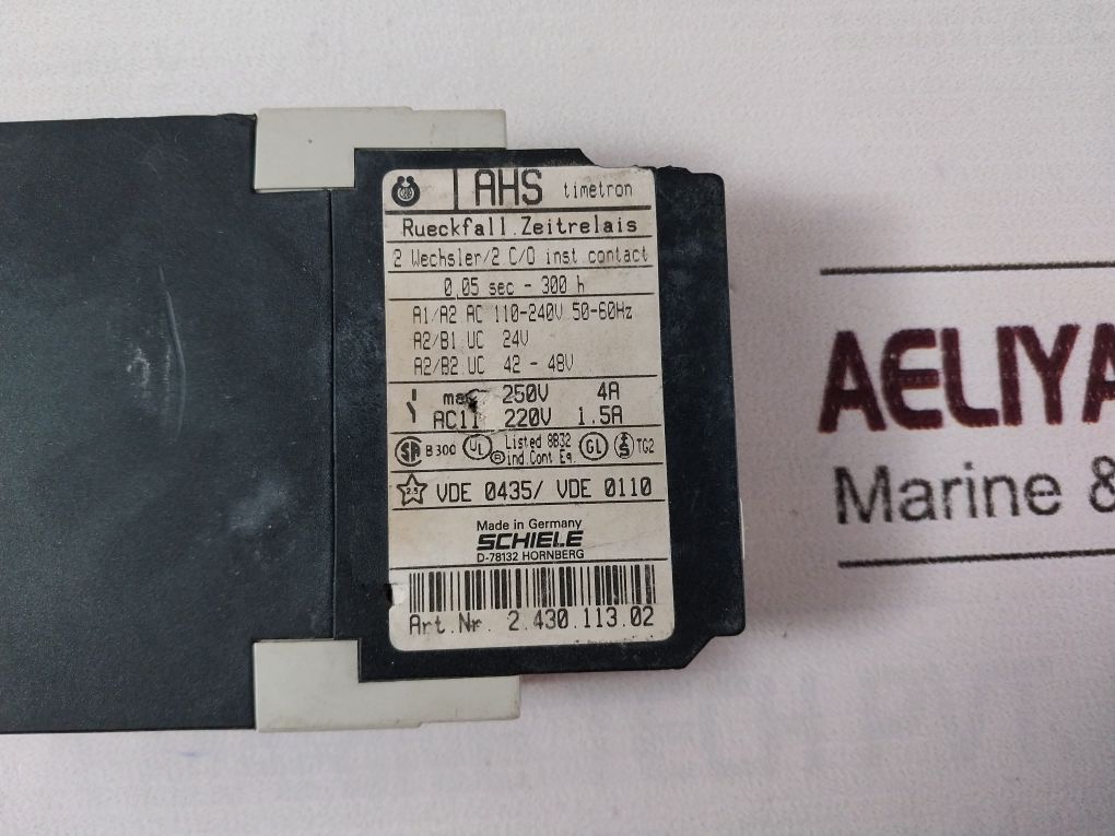 Schiele 2.430.113.02 Time Delay Relay - Image 7