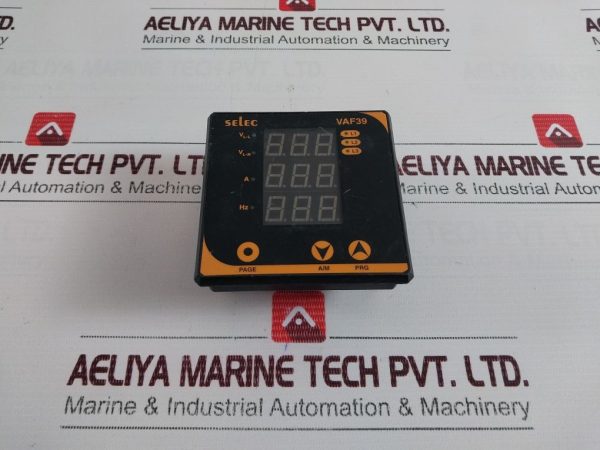 SELEC VAF39 VOLTAGE FREQUENCY METER