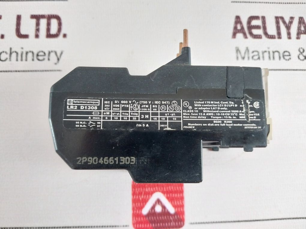 Telemecanique Lr2 D1308 Thermal Overload Relay - Image 9