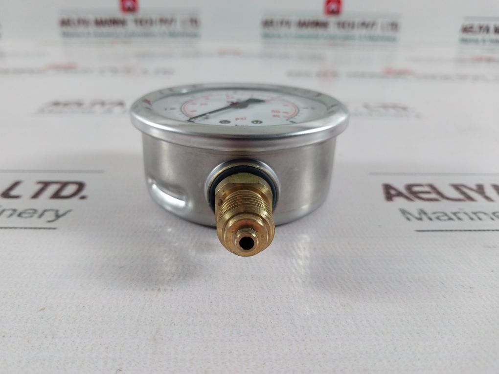 Wika En837-1 0-85 Psi 0-6 Bar Pressure And Temperature Measurement Gauge - Image 9