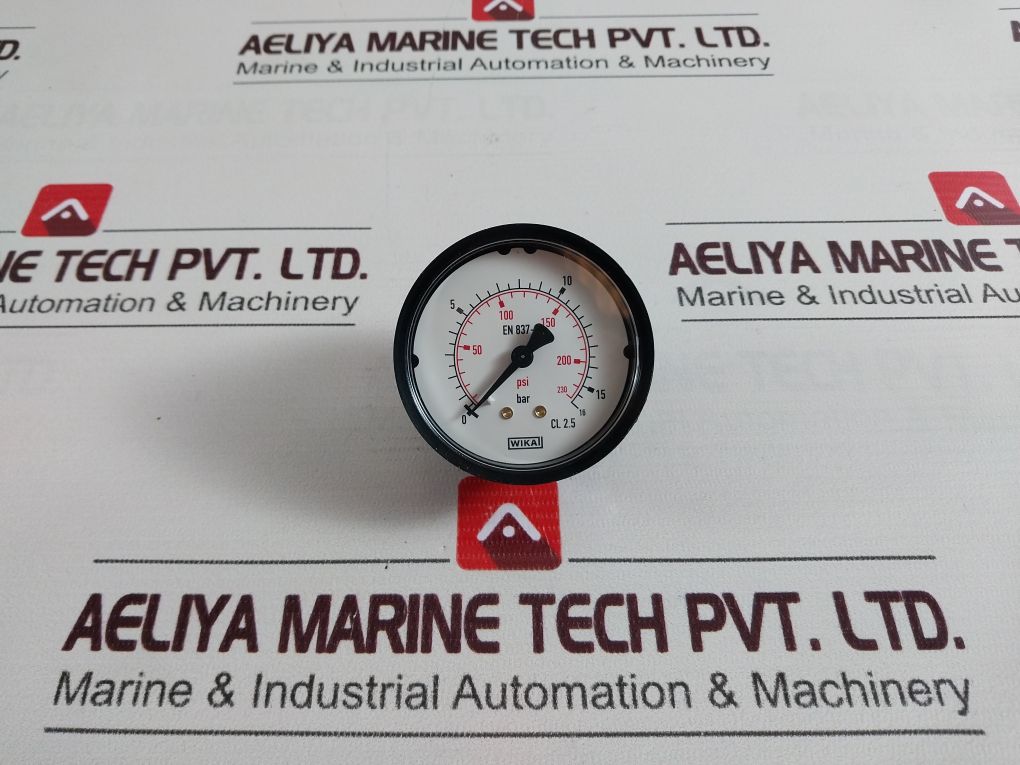 Wika En837-1 Pressure Gauge 0-230 Psi - Image 4