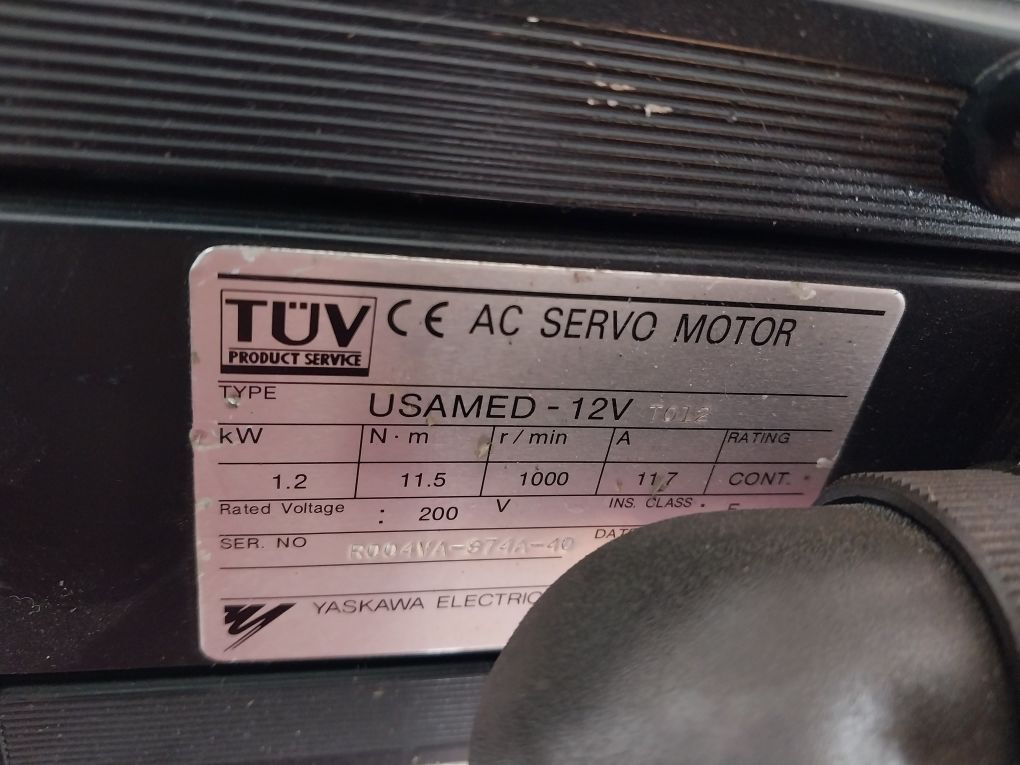 Yaskawa Usamed-12v-t012 Ac Servo Motor - Image 8