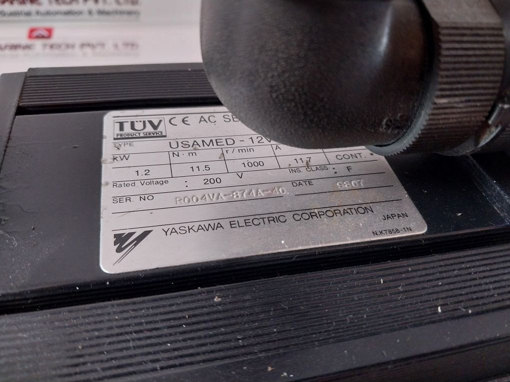 Yaskawa Usamed-12v-t012 Ac Servo Motor - Image 9