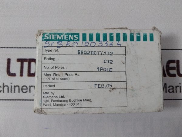 SIEMENS 5SQ21 MINIATURE CIRCUIT BREAKER