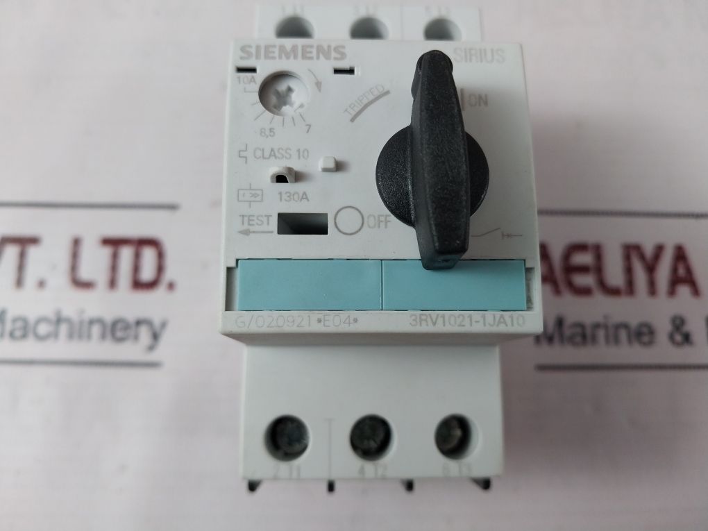 Siemens Sirius 3rv1021-1ja10 Circuit Breaker