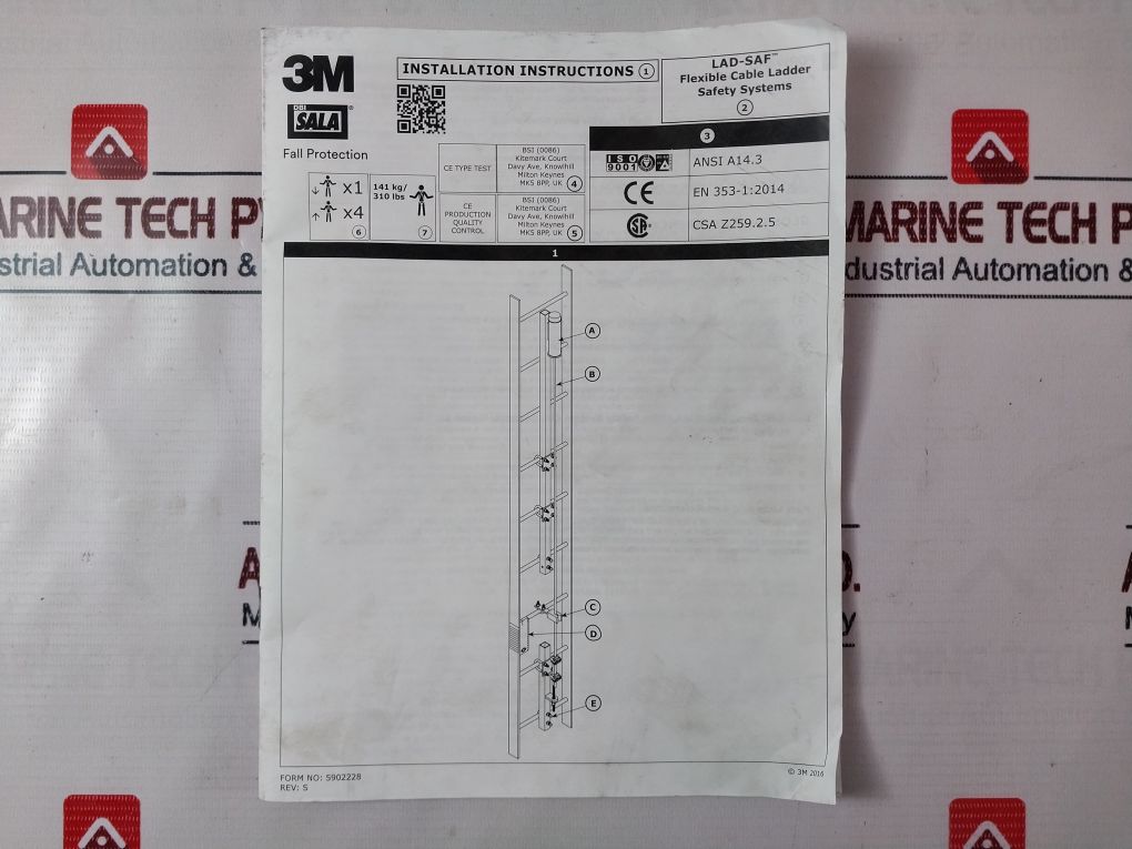 3m Dbi Sala Lad-saf 6152025 Cable & Connector - Image 15