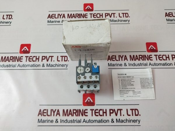 Abb Ta25 Du Thermal Overload Relay