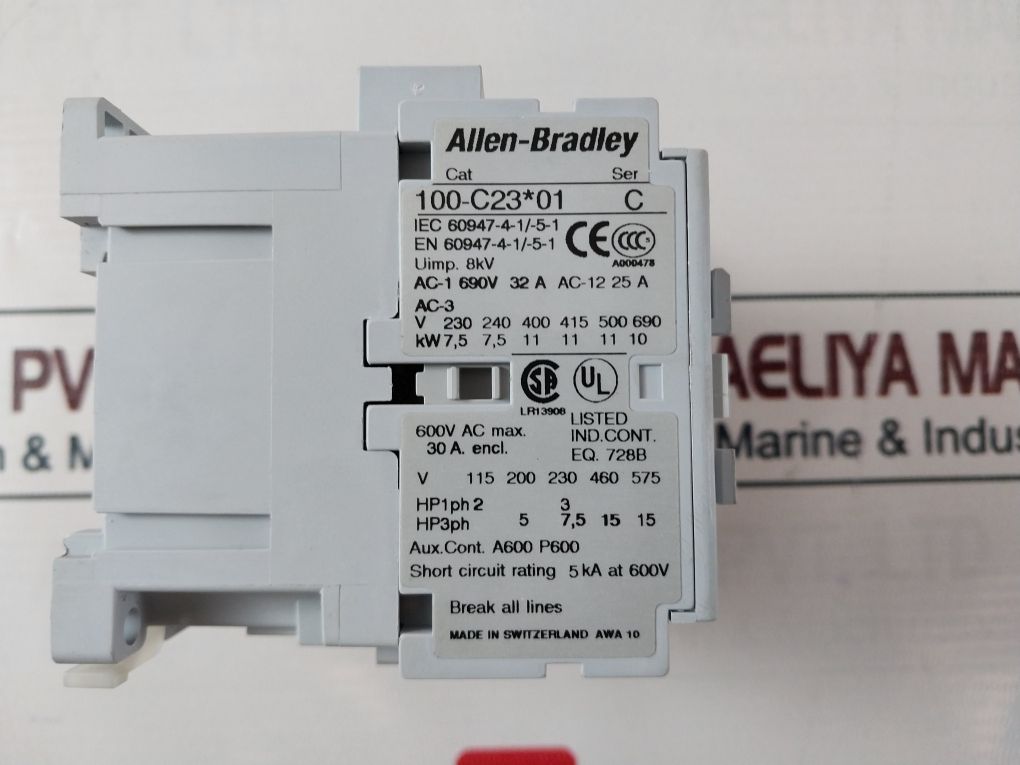 Allen-bradley 100-c23*01 Contactor - Aeliya Marine