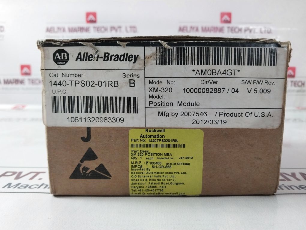 Allen-bradley Xm-320 Position Module - Aeliya Marine