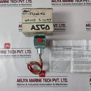 Asco 8320g192 3-way Solenoid Valve