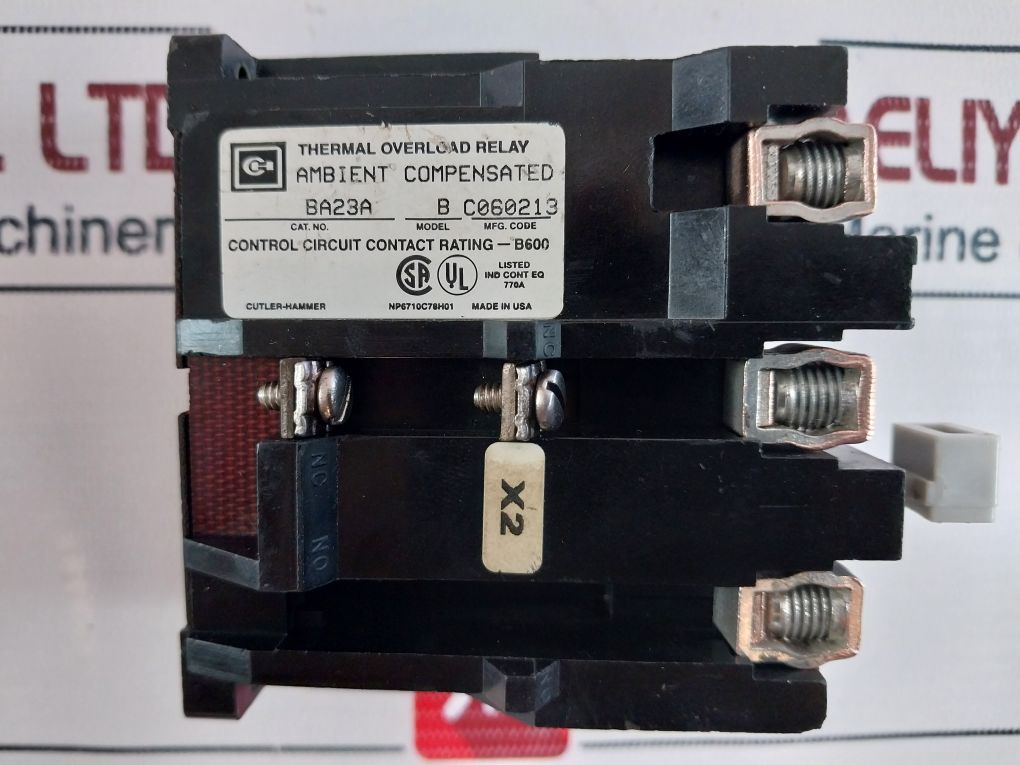 Cutler-hammer Ba23a Thermal Overload Relay - Aeliya Marine