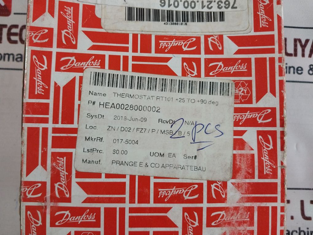 Danfoss Prange E & Co Rt 101 Thermostat - Image 18