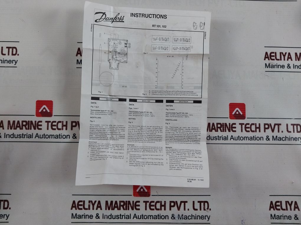 Danfoss Prange E & Co Rt 101 Thermostat - Image 17
