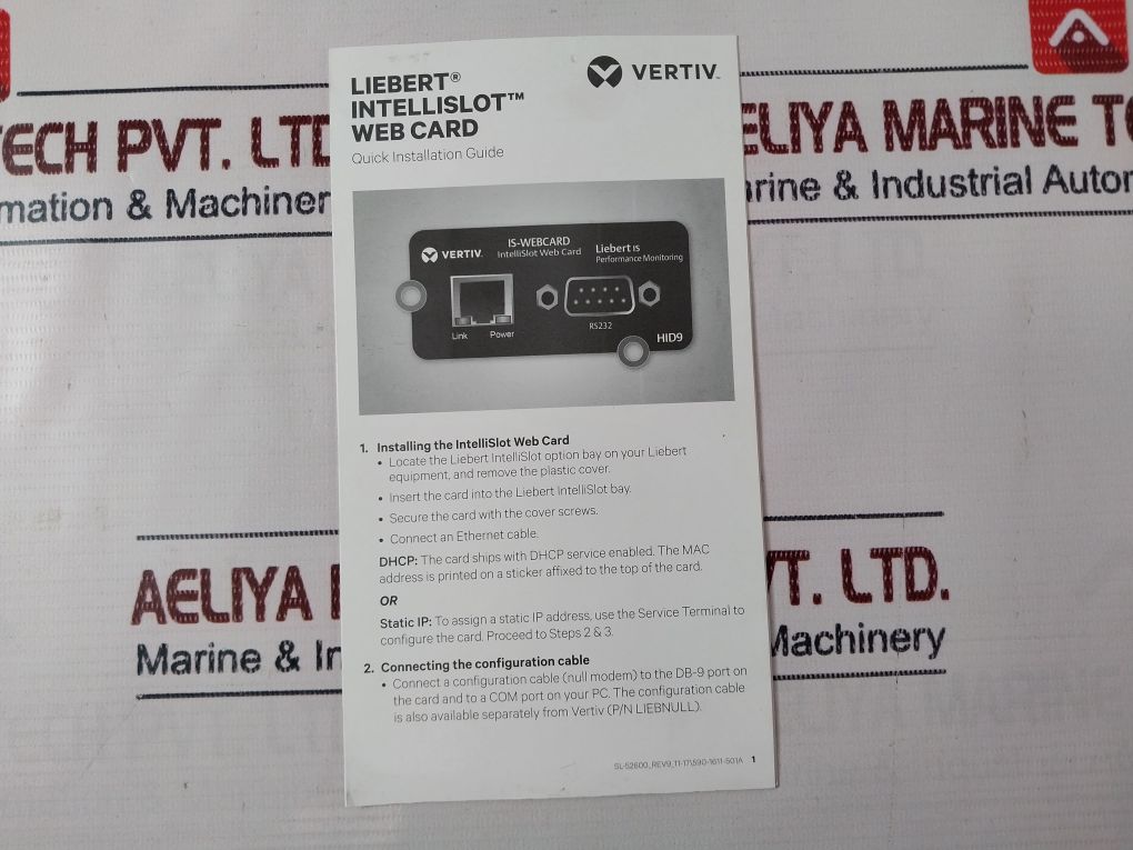 Emerson Jointronics Hid9 Intellislot Web Card With Cable E326429 - Image 19