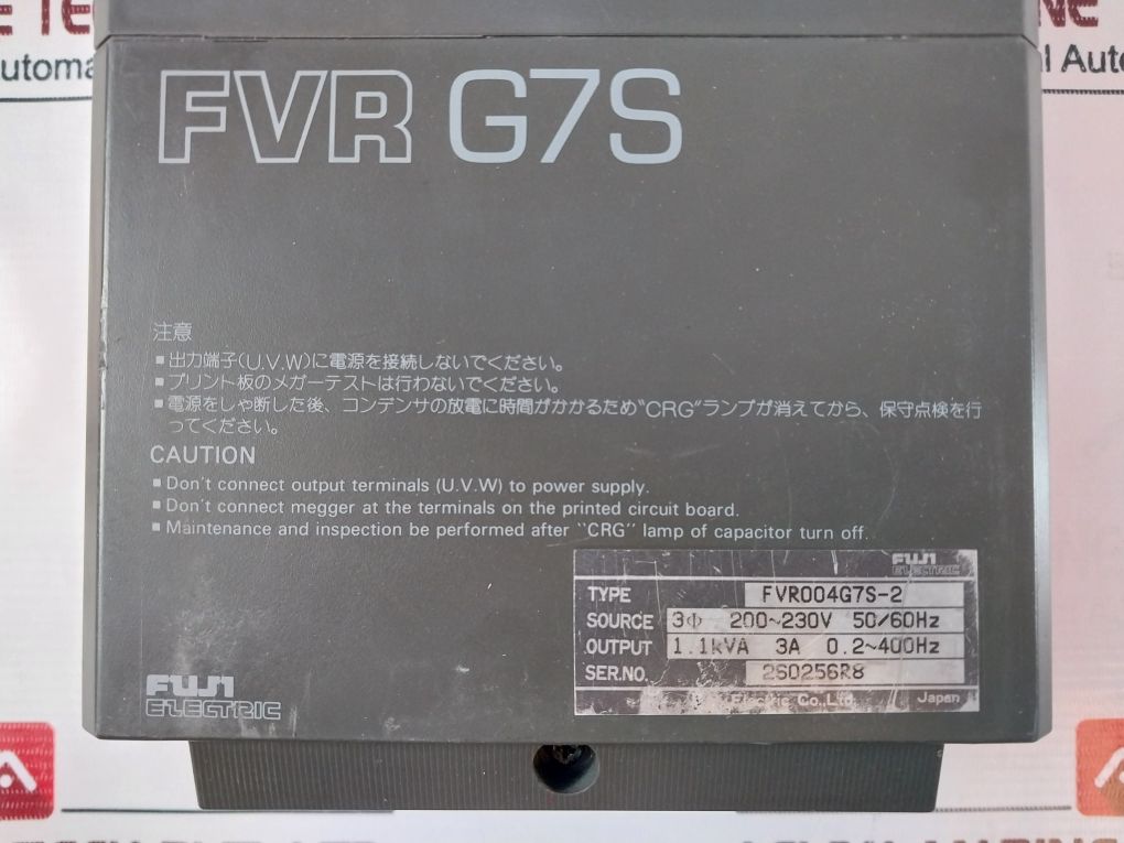 Fuji Electric Fvr004g7s-2 Drive - Image 18