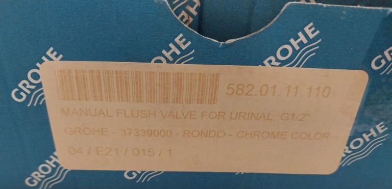 Grohe 37339000 Rondo Flush Valve For Urinal - Aeliya Marine