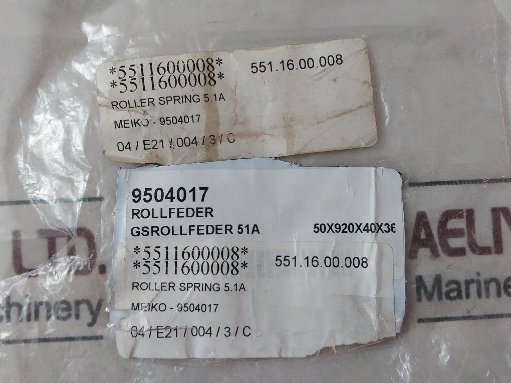 Meiko 9504017 Roller Spring 5.1a - Image 11
