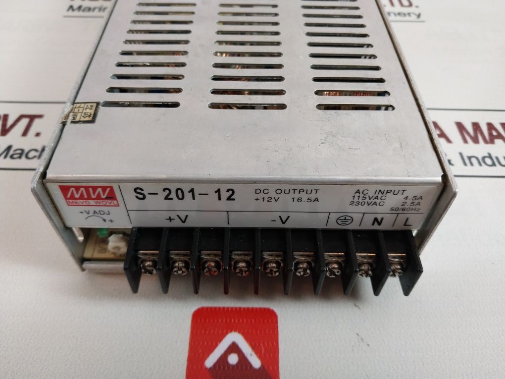 Mevg Wovl Zhuhai Mingwei Electric S-201-12 Switching Power Supply 115v - Image 8