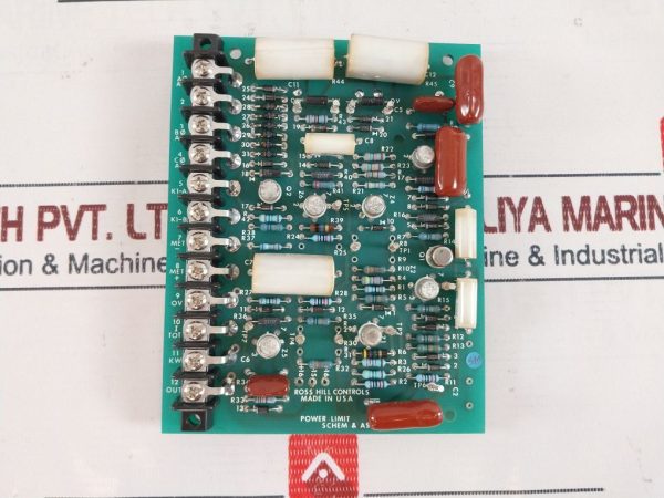 Ross Hill Controls 0509-3900-00 Power Limit Schew Rev L Pcb Circuit Board