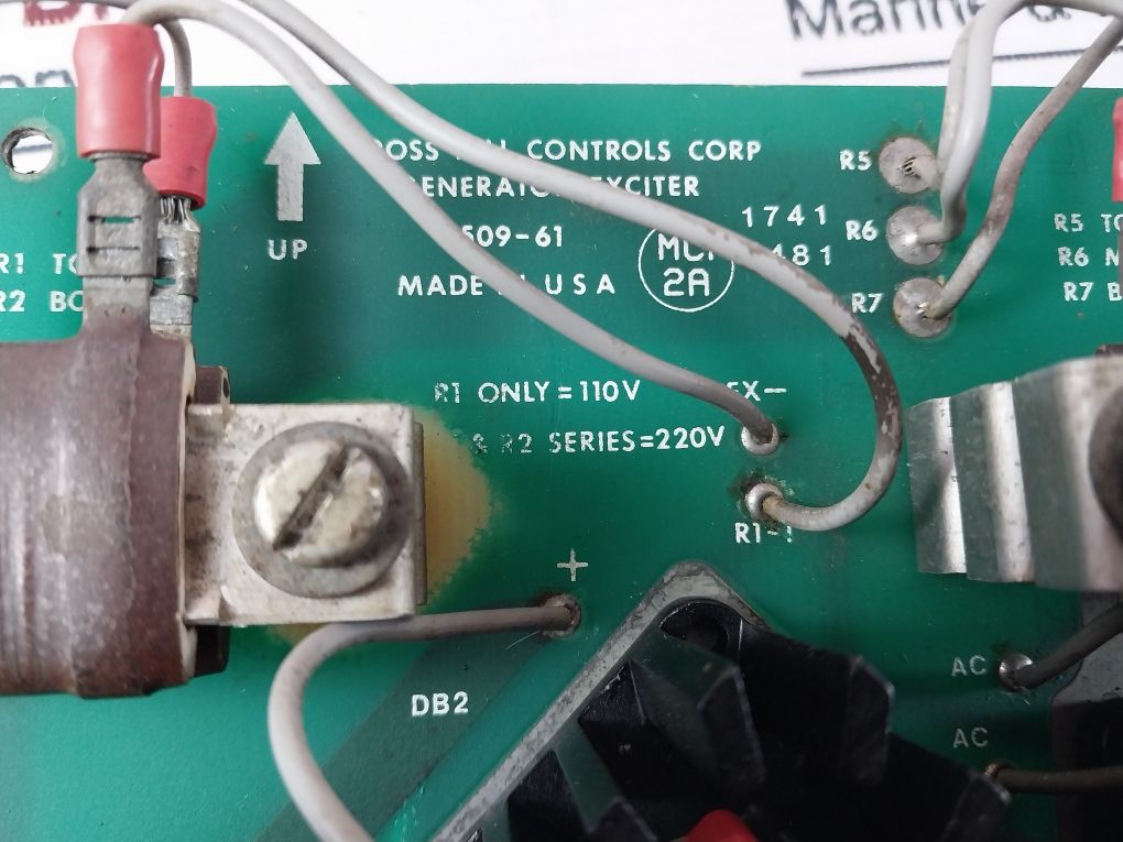Ross Hill Controls 050961 Generator Exciter Pcb Coard Aeliya Marine