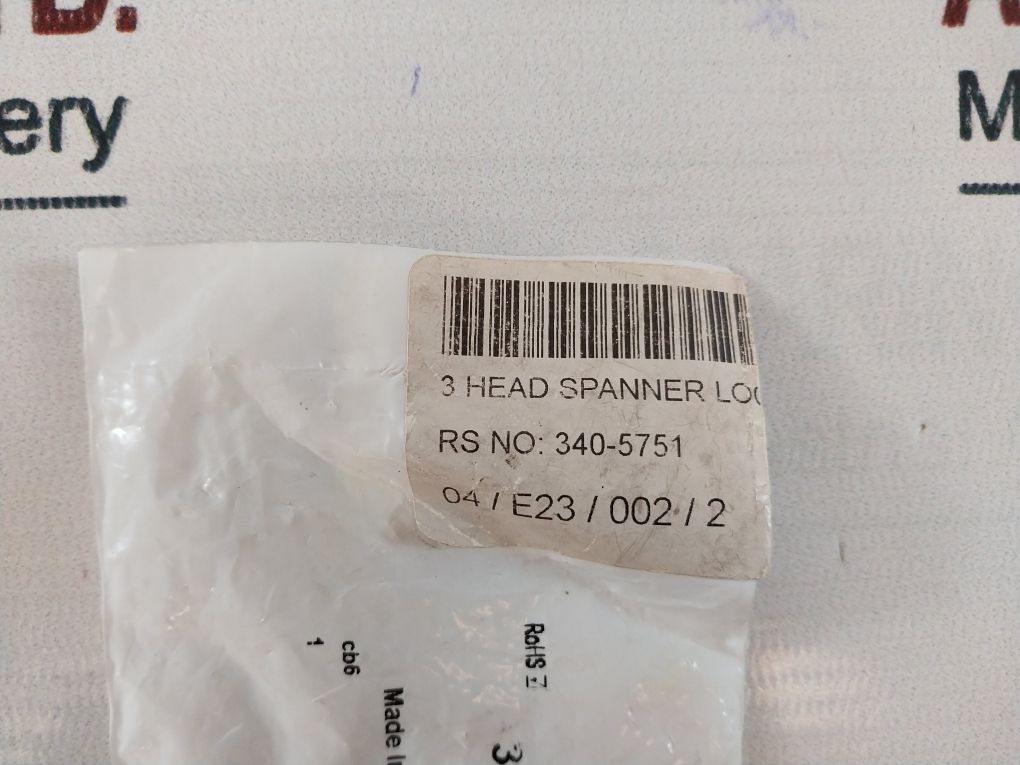 Rs 340-5751 3 Head Spanner Lock - Image 12