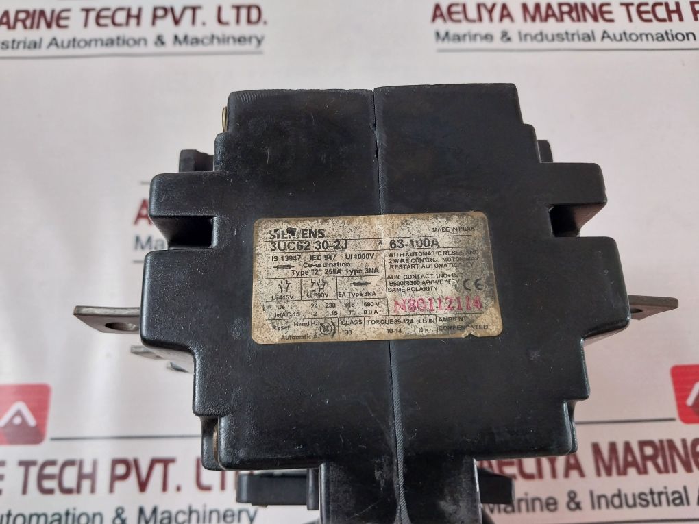 Siemens 3uc62 30-2j Thermal Overload Relay 100a - Image 7