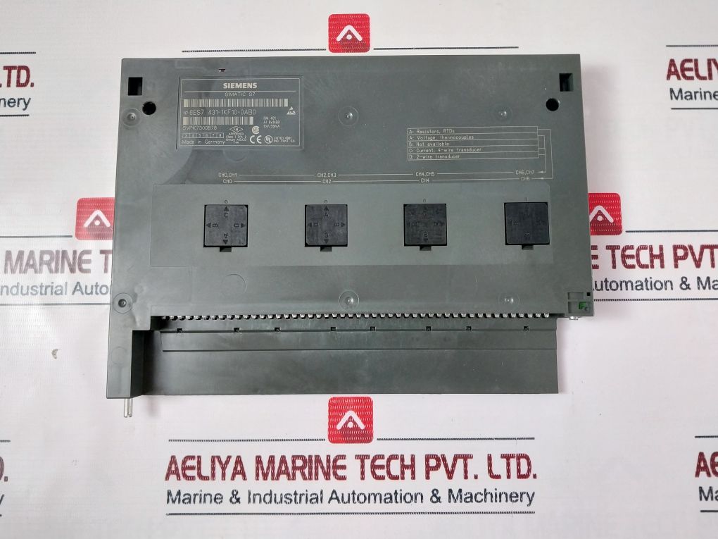 Siemens Simatic S7 6es7431-1kf10-0ab0 Analog Input Module - Aeliya Marine