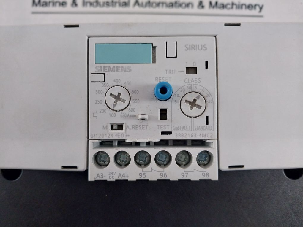 Siemens Sirius 3rb2163-4mc2 Overload Relay 24v - Image 16