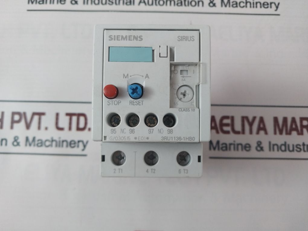 Siemens Sirius 3ru11361hb0 Overload Relay Aeliya Marine