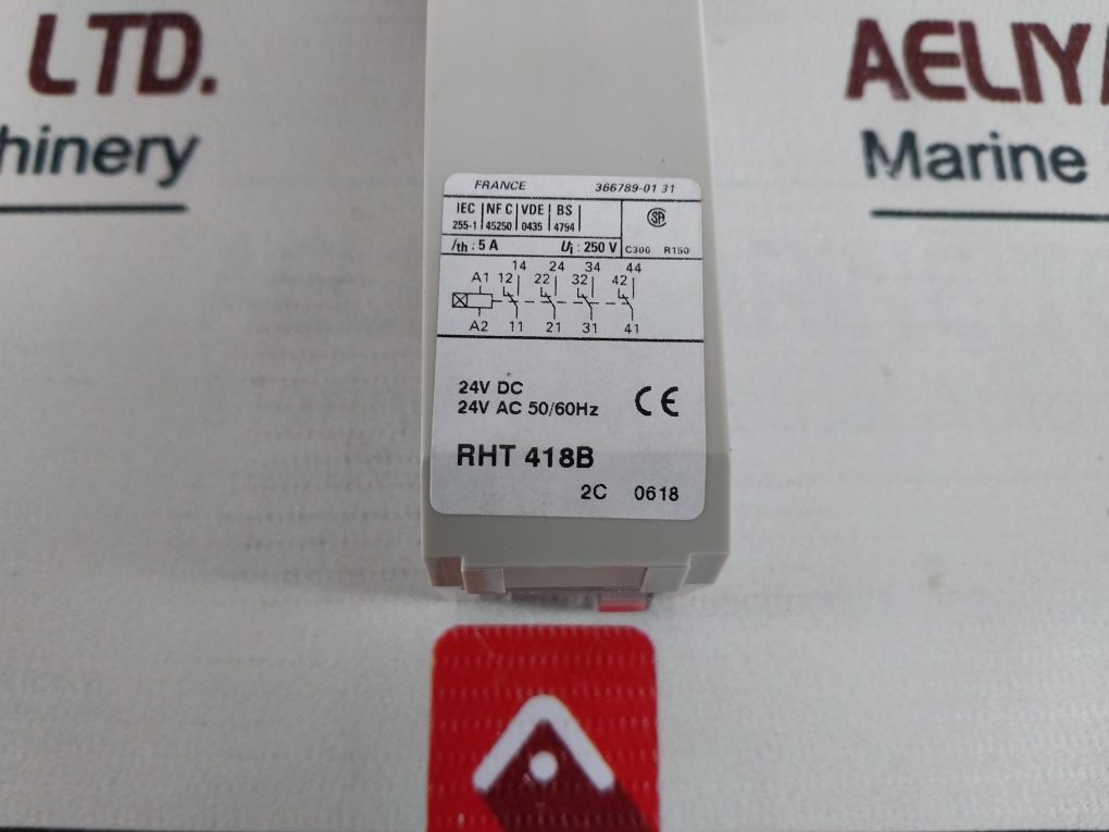 Telemecanique Rht 418b Time Delay Relay 24v Dc - Image 9