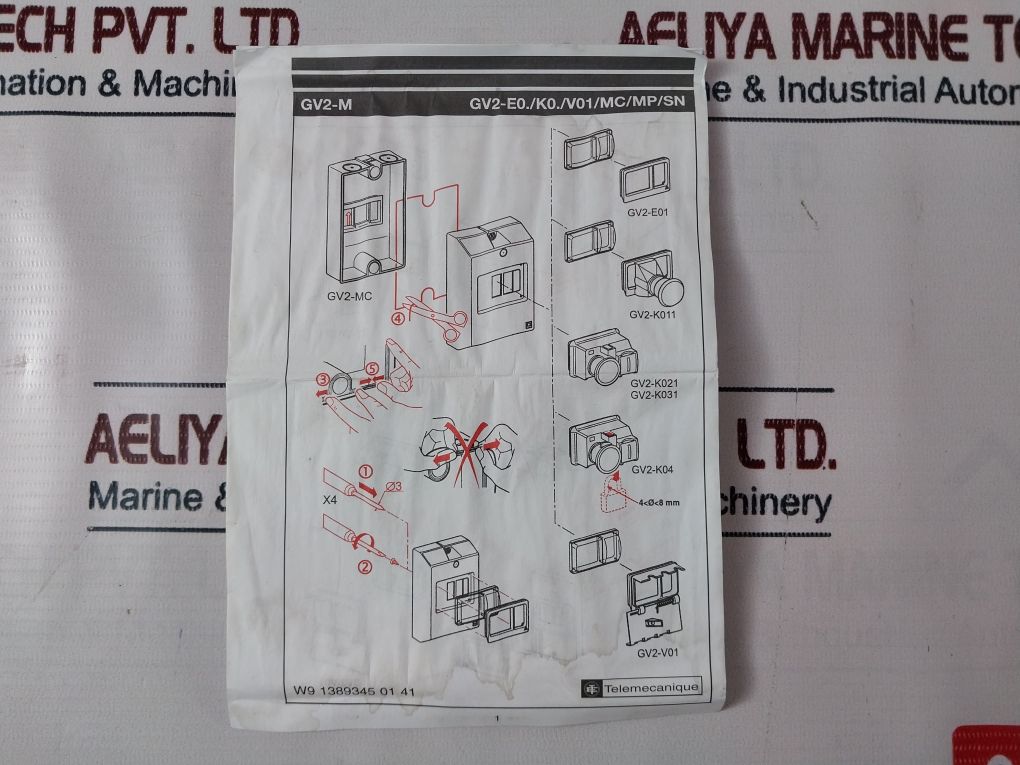 Telemecanique Square D Gv2 Mc01 Circuit Breaker Ip41 - Image 8