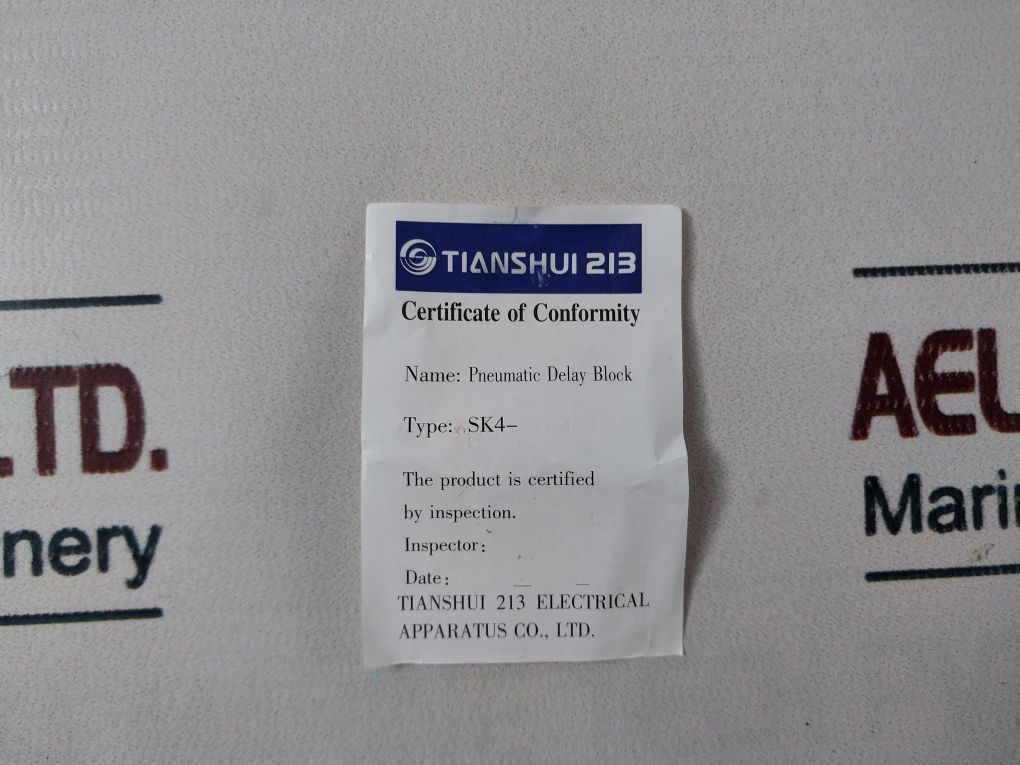 Tianshui 213 Sk4-222d Pneumatic Time Delay Block - Image 15