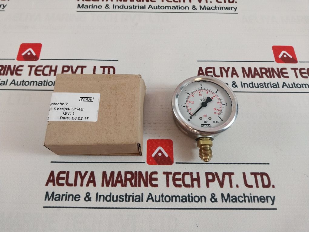 Wika 212.53.063 Pressure Gauge 0-6 Bar - Image 3