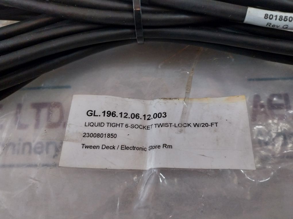 801850 Liquid Tight 6-socket Twist-lock W/20-ft - Image 11