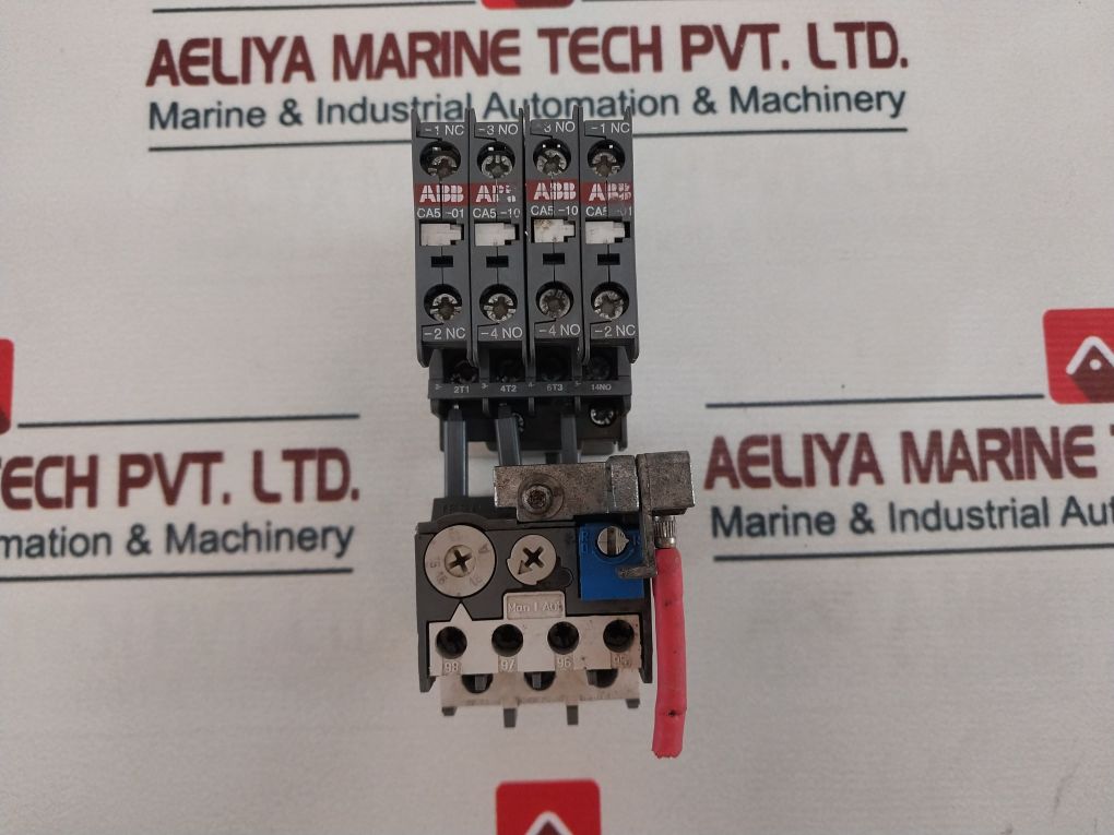 Abb A9 Contactor Auxiliary Contact Block With Ca5-01 With Ta25 Du Thermal Overload Relay - Image 6