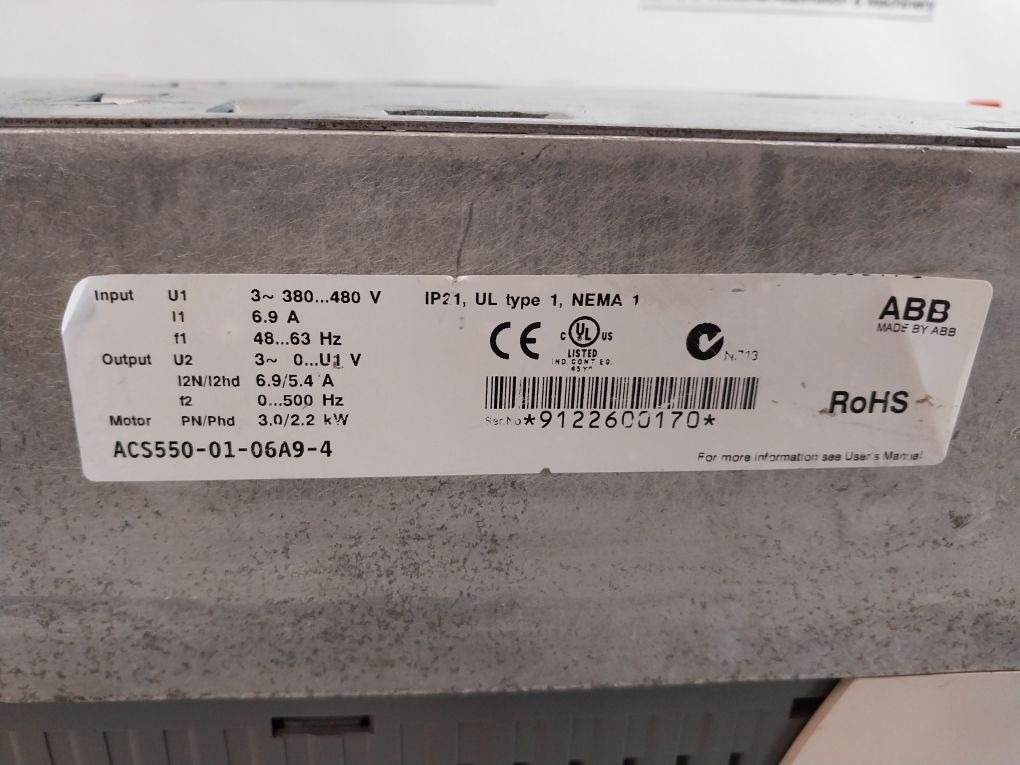 Abb Acs550-01-06a9-4 Inverter Drive /frequency Converter - Image 10