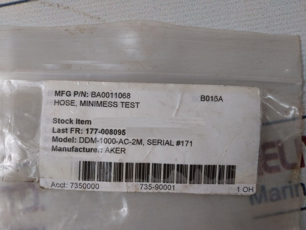 Aker Ba0011068 Hose, Minimess Test - Image 11