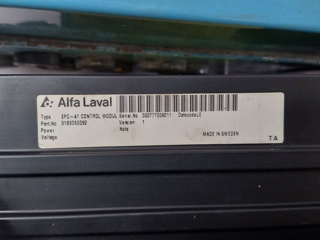 Alfa Laval Epc-41 Control Panel version 0 - Image 19