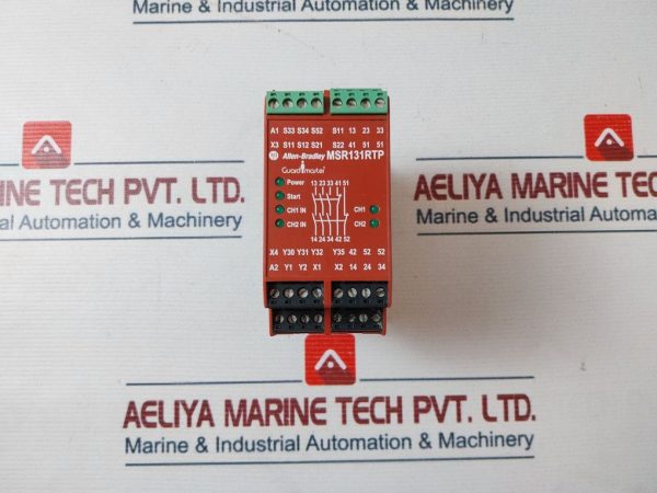 Allen Bradley Msr131rtp Guard Master Safety Relay 440r-c23139 Ser. B